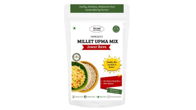 NIHKAN Millet Upma Mix - Made with Jowar Rava
