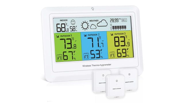 PENTASPI Weather Station Wireless Indoor Outdoor