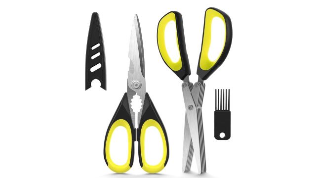 POPAXY 5-Blade Herb Kitchen Scissors Set