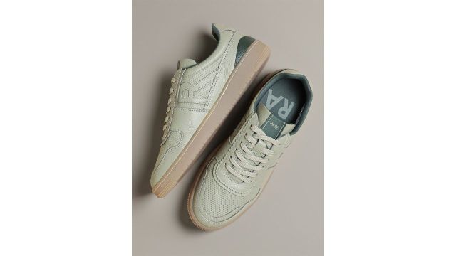 RARE RABBIT Men Perforations Leather Sneakers