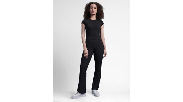 Roadster The Lifestyle Co. Solid Ribbed Crop Top And Trousers Set