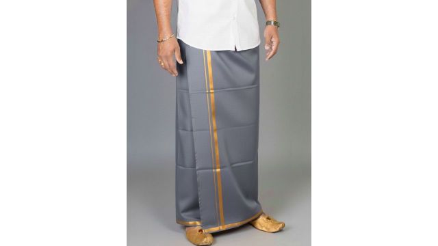 TUNI MANI Men Pure Cotton Dhoti
