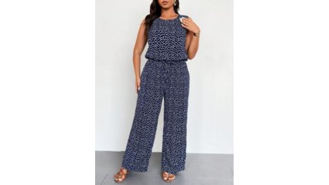 EMERY ROSE Women's Plus Size Solid Color Short Sleeve Turndown Collar With Belt