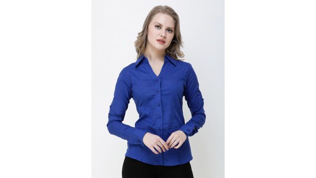 MINOS Slim Fit Cotton Casual Shirt