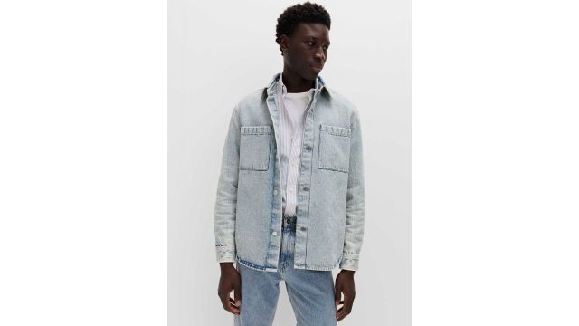 Marks & Spencer Men Casual Shirt in blue