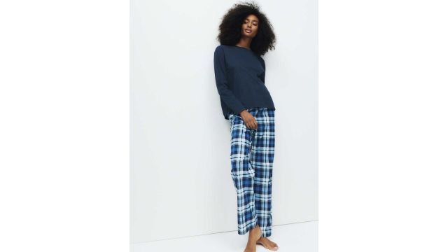 Marks & Spencer Pure Cotton Printed Pyjama Set