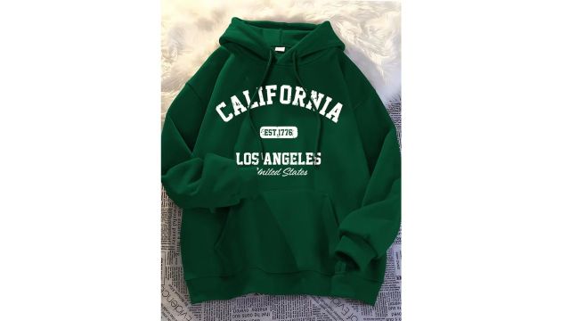 Men’s Fashion Trendy Hooded Sweatshirt with Print