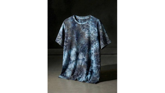 NEON BLANC Men's Casual Tie-Dye Print Knit Short Sleeve T-Shirt
