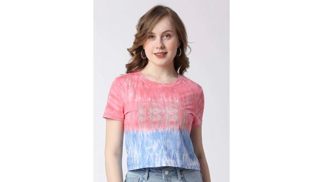 Pepe Jeans Tie and Dye Cotton T-shirt