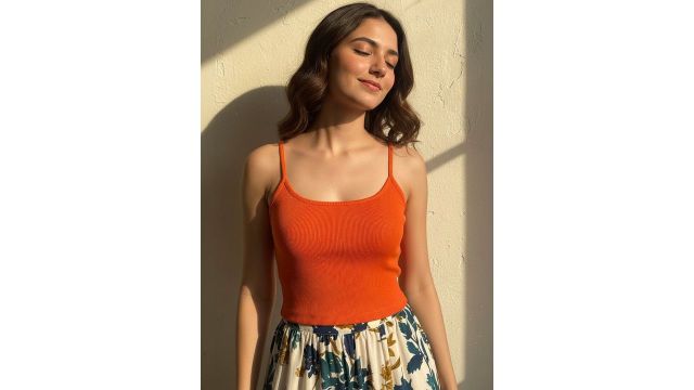 R.Code by The Roadster Life Co. Cotton Blend Crop Top