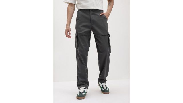 Roadster The Life Co. Men Cotton Cargo Trousers