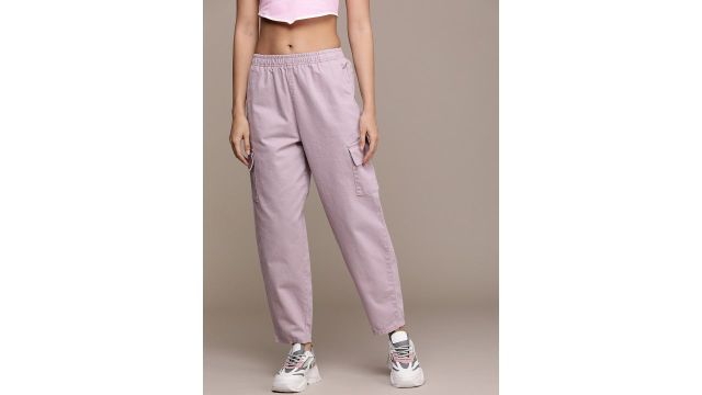 Roadster The Lifestyle Co. Women Cotton Cargos Trousers