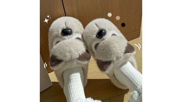 SHIYIBU cartoon dog slippers