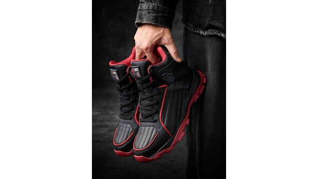 The Souled Store Men Star Wars Printed Black High Top Sneakers