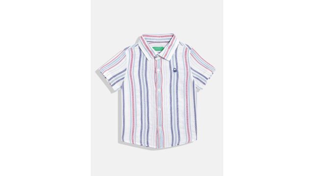 United Colors of Benetton Boys Striped Casual Shirt