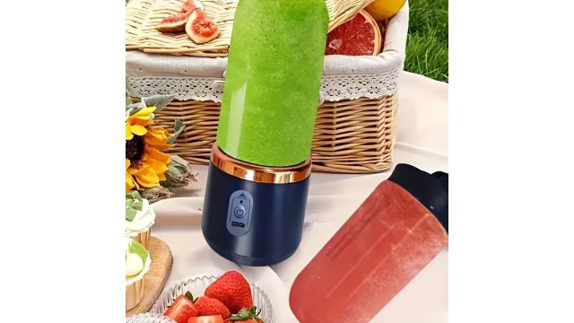 Upgraded 6-Blade 2-In-1 Portable Electric Juicer And Blender