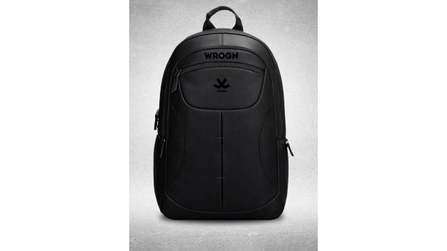 WROGN Ergonomic Water Resistant Backpack with Reflective Strip & Rain Cover 31L