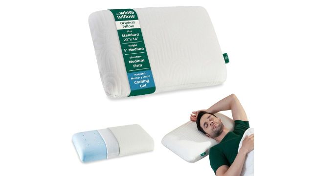 The White Willow Memory Foam Pillow