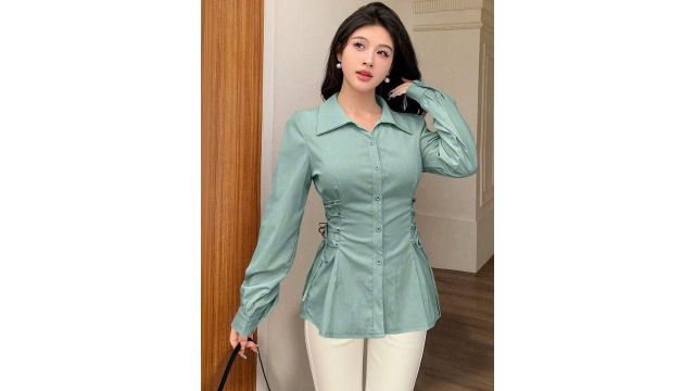 classy fashion Women Modern Slim Fit Casual Shirt