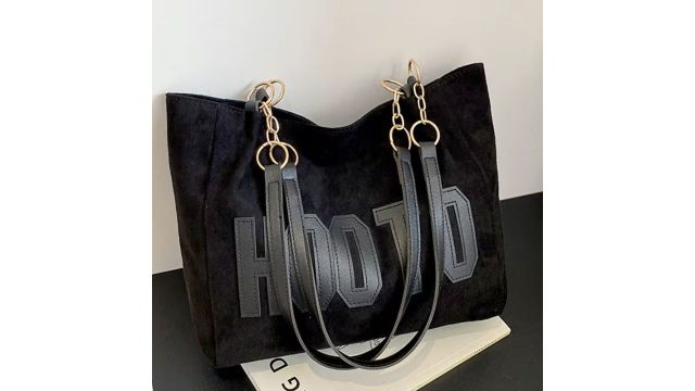 vintage embroidered “HOOTIE” crossbody