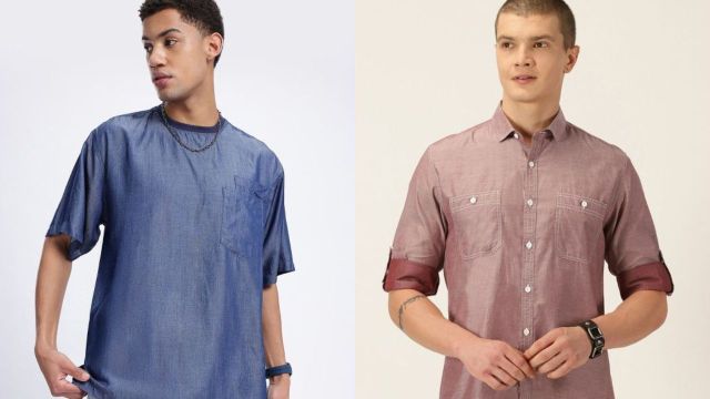Top chambray T-shirts & shirts for men to consider