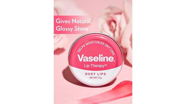Vaseline Lip Therapy Tins For Moisturised & Soft Lips 17g - Rosy Lips