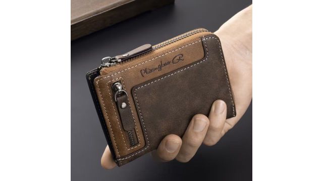 Vintage Men’s Faux Leather Wallet