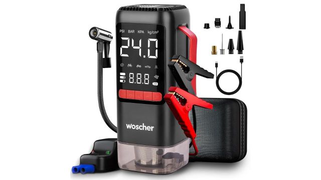 Woscher BoostMax 6-in-1 Battery Jump Starter