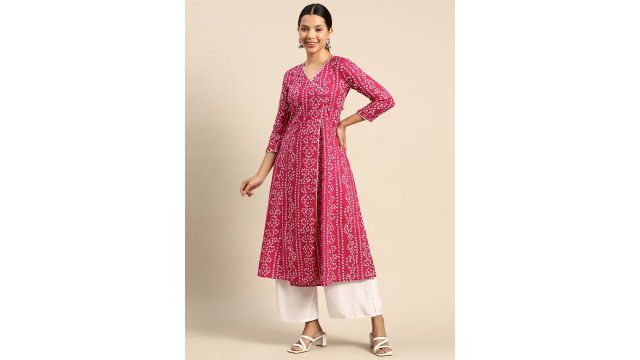 anayna Bandhani Printed Kurta