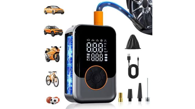suitu Portable Wireless Air Compressor Tire Inflator
