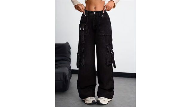 25AW High-Waisted Straight-Leg Pants