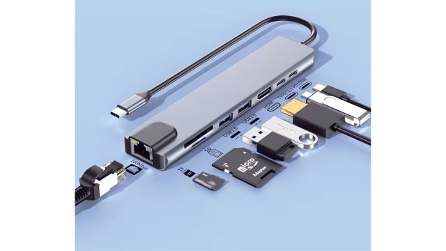8-in-1 USB C Docking Station
