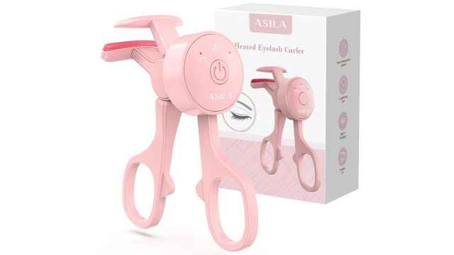 ASILA Pink Heated Eyelash Curler