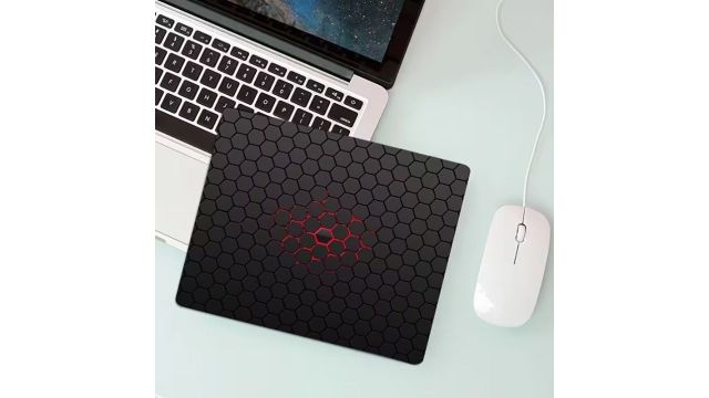 Anime-Themed Geometric Mini Mouse Pad