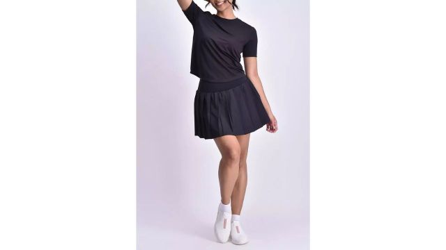 BENCH Women's Active Quick Dry and Lightweight High Waist Sports Skirt with Inner Shorts