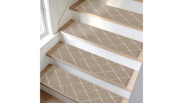 BEQHAUSE Self-Adhesive Polyester Stair Treads
