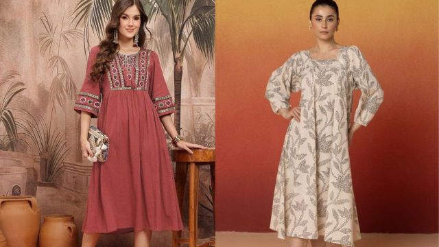 Best ethnic A-line dresses for women to check out