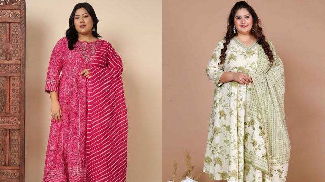 Best plus size Anarkali kurta sets to check out