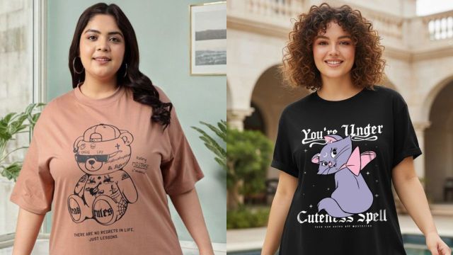 Best plus size printed T-shirts for women to check out