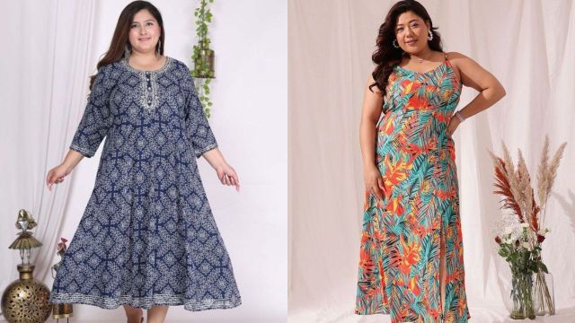 Best plus size printed maxi dress for women to check out