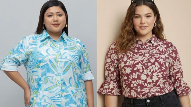 Best plus size printed shirts for women to check out