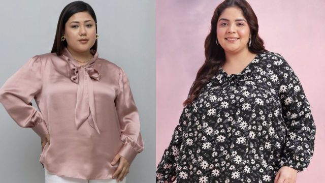 Best plus size tie-up neck tops to check out