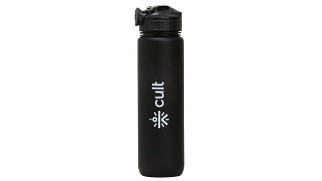 CULT Motivational Water Bottle With Locking Lid