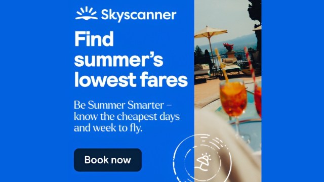 Check out summer’s lowest fares at Skyscanner