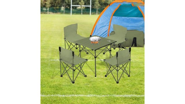 DOLPHY Compact Aluminium Folding Camping Table