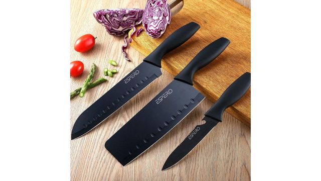 ESPERO Stainless Steel Knife Pack with Covers