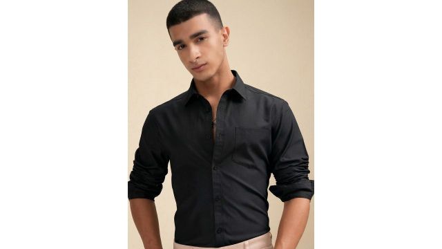 HIGHLANDER Men Slim Fit Shirt