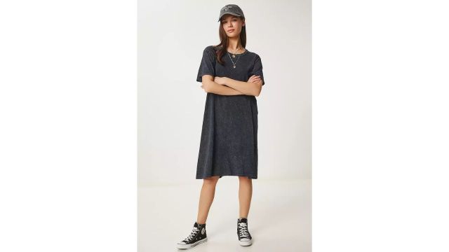 Happiness Istanbul Washed Cotton Knit Dress