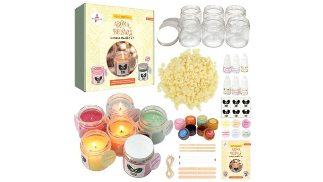 Kalakaram Aroma Beeswax Candle Kit