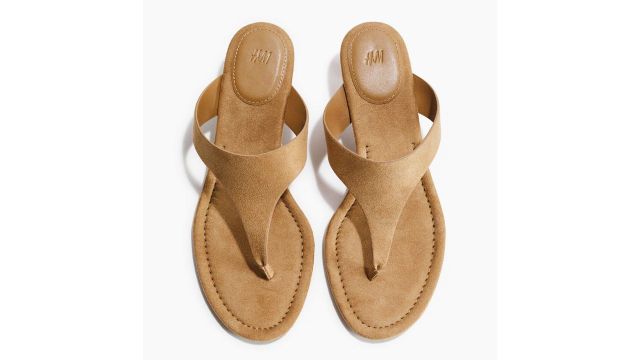 Kitten-heeled sandals